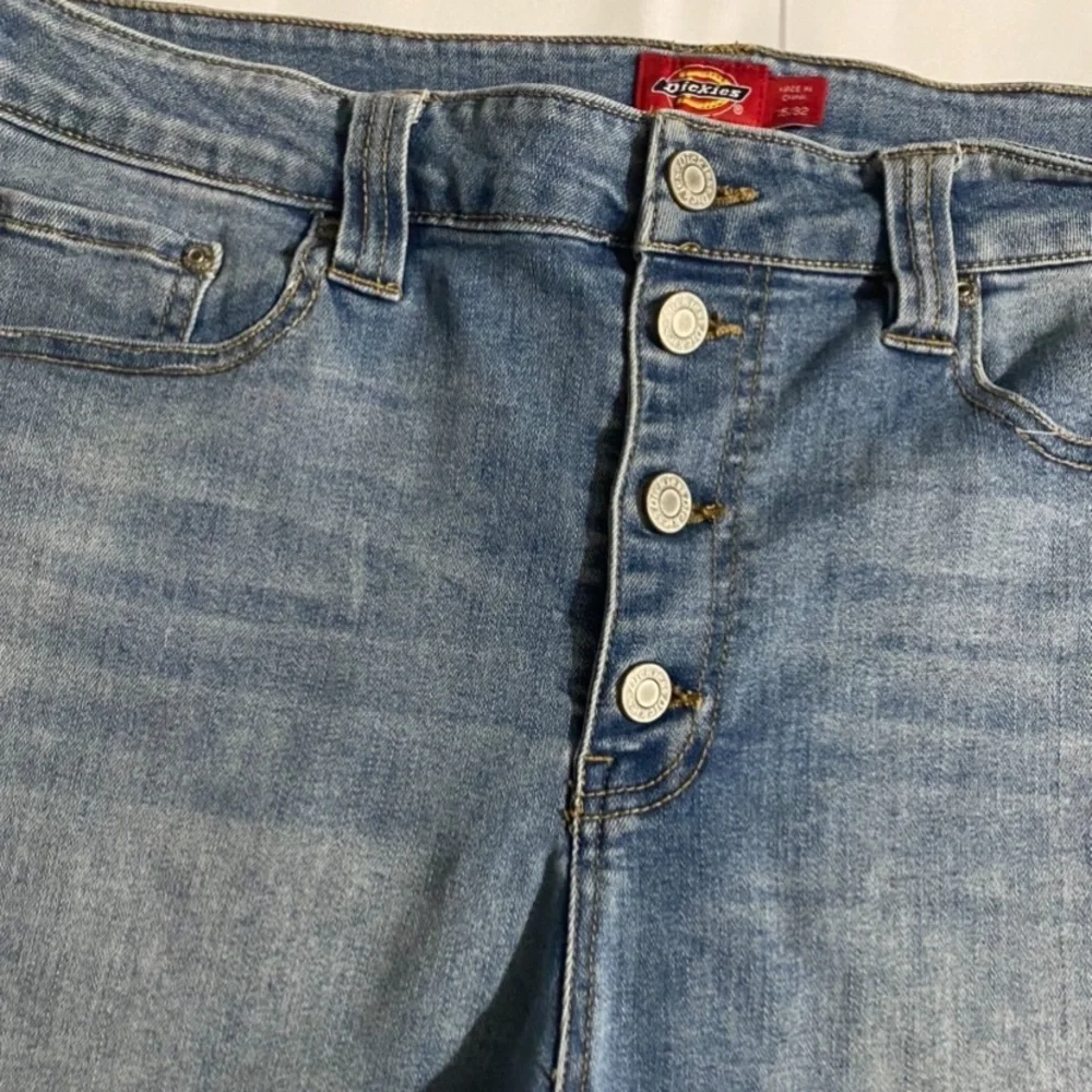 Dickies High Rise Cut-Off Jean Shorts